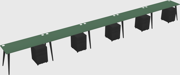 Modern Rectangular Office Desk