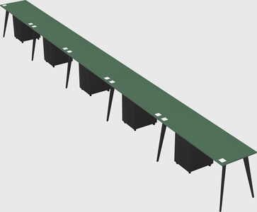 Modern rectangular office desk