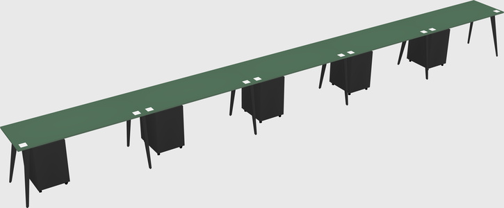 Modern rectangular office desk