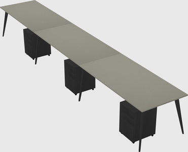 Modern rectangular office desk