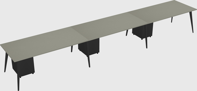 Modern rectangular office desk