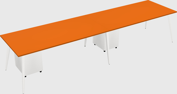 Modern rectangular office desk
