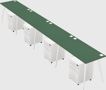 Modern rectangular office desk