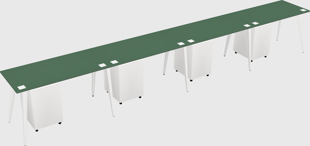 Modern rectangular office desk