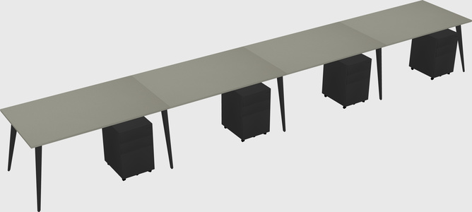 Modern Rectangular Office Desk