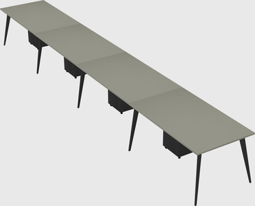 Modern rectangular office desk