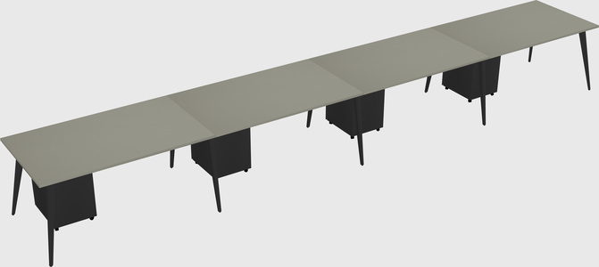 Modern rectangular office desk