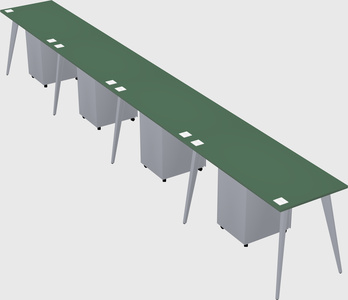 Modern rectangular office desk