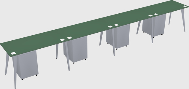 Modern rectangular office desk