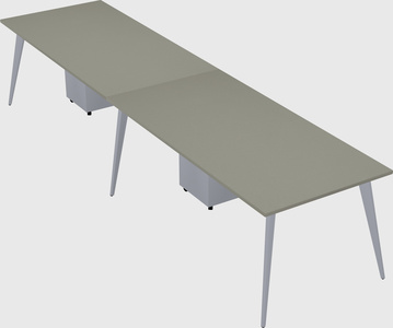 Modern rectangular office desk