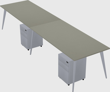 Modern rectangular office desk