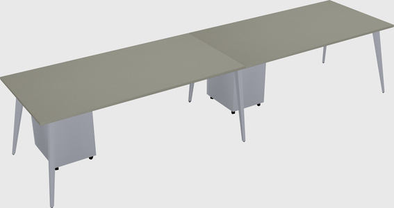 Modern rectangular office desk