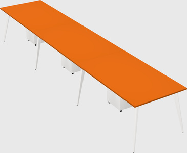 Modern rectangular office desk