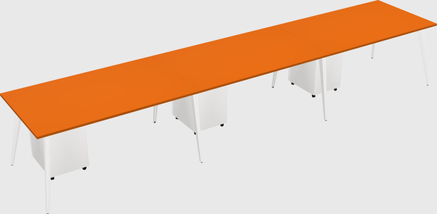 Modern rectangular office desk