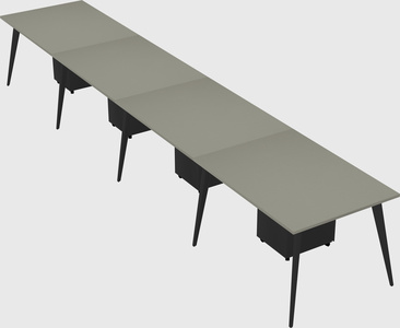 Modern rectangular office desk