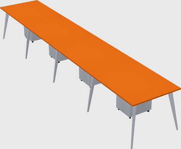 Modern rectangular office desk