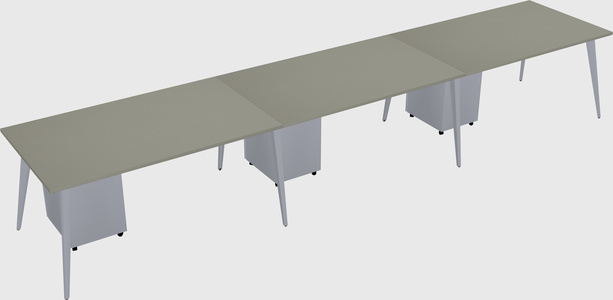 Modern rectangular office desk