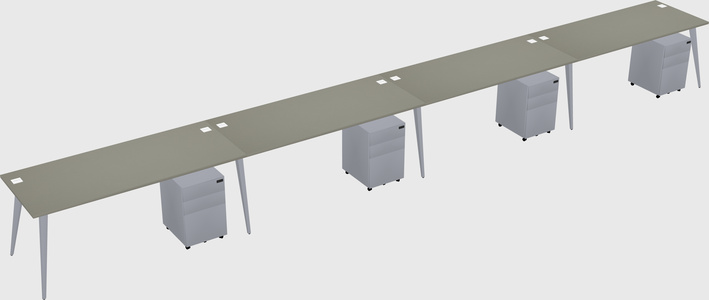 Modern Rectangular Office Desk
