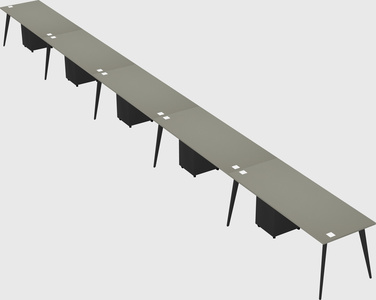 Modern rectangular office desk
