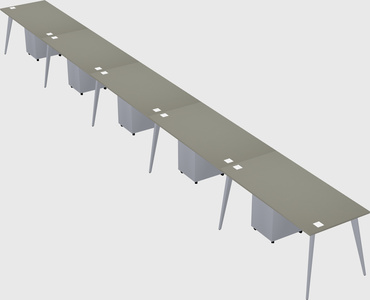 Modern rectangular office desk