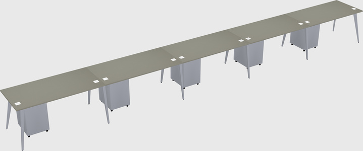 Modern rectangular office desk