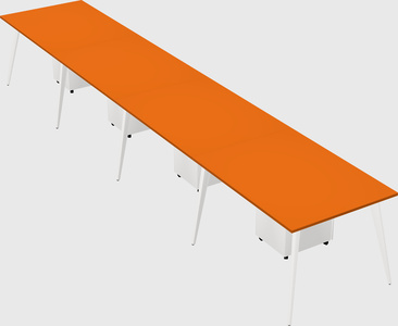 Modern rectangular office desk