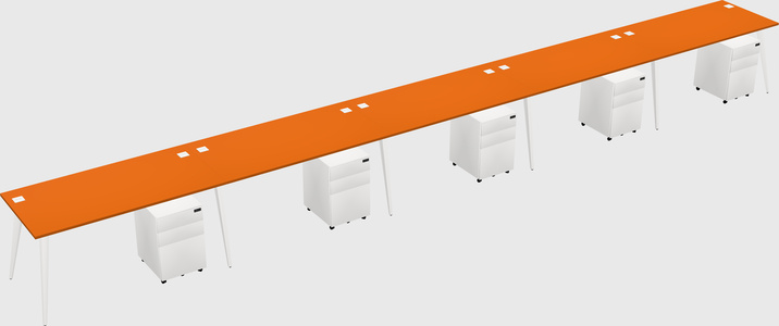 Modern Rectangular Office Desk