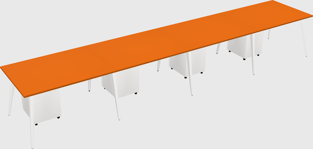 Modern rectangular office desk