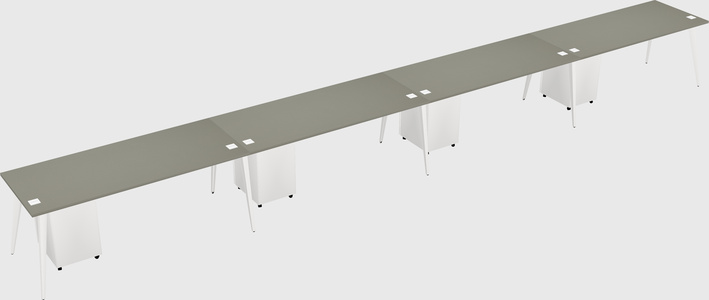 Modern rectangular office desk