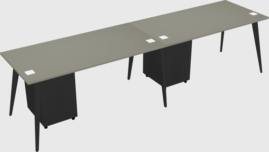 Modern rectangular office desk