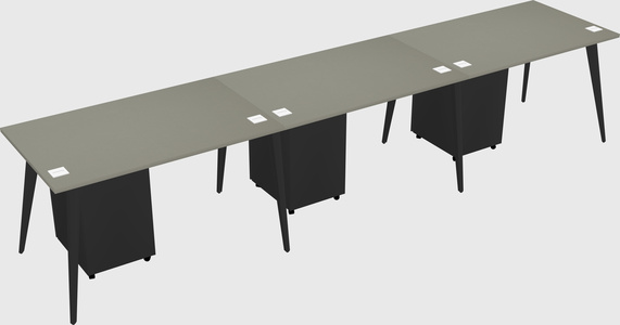 Modern rectangular office desk