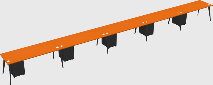 Modern rectangular office desk