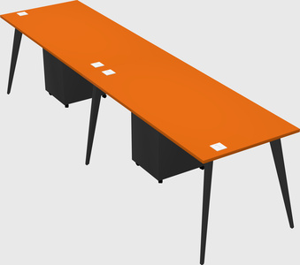 Modern rectangular office desk