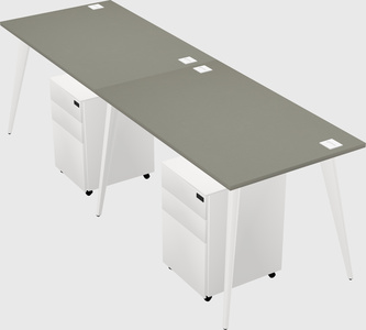 Modern rectangular office desk