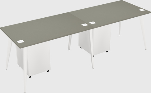 Modern rectangular office desk