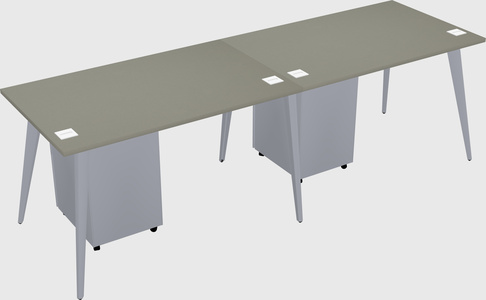 Modern rectangular office desk