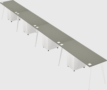 Modern rectangular office desk