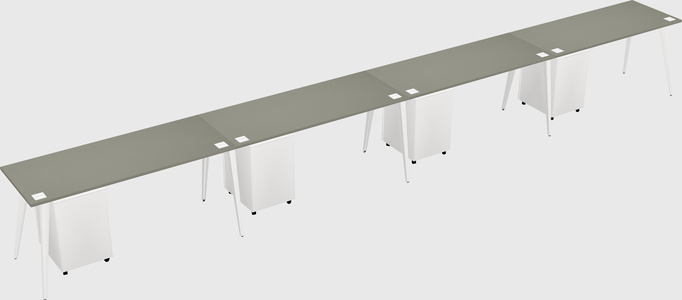 Modern rectangular office desk