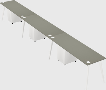 Modern rectangular office desk