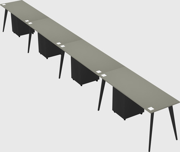 Modern rectangular office desk