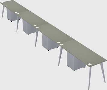 Modern rectangular office desk