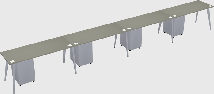 Modern rectangular office desk