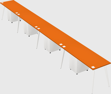 Modern rectangular office desk