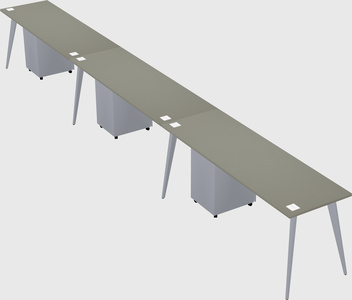 Modern rectangular office desk