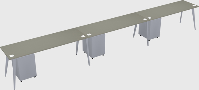 Modern rectangular office desk