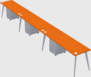 Modern rectangular office desk