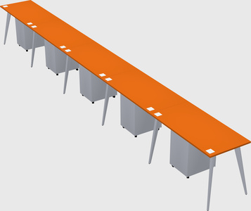 Modern rectangular office desk