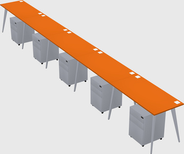 Modern rectangular office desk