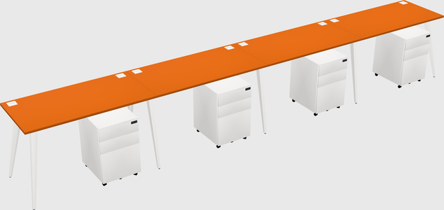 Modern Rectangular Office Desk