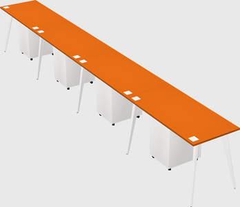 Modern rectangular office desk